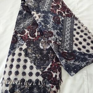 Bohemian Paisley Fringe Scarf Scarf